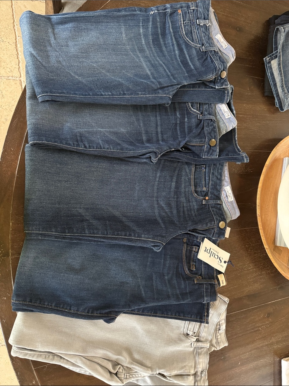 GAP Dark Blue and Light Grey Women's Jeans Bundle